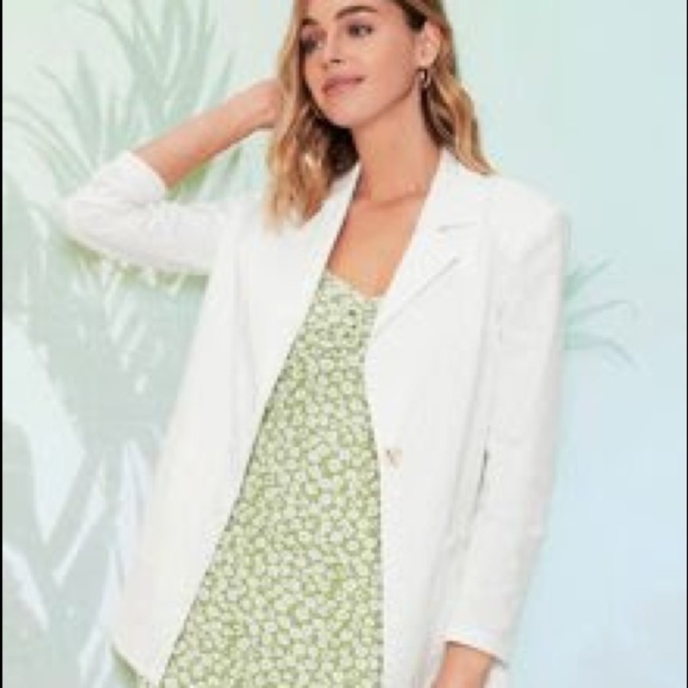 SHEIN White Blazer Size Large